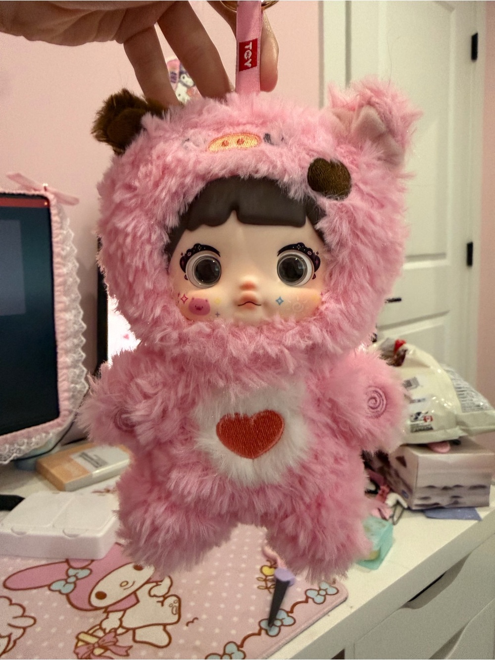 Juju Nommi Loveliness Never Ends Plush Doll Keychain